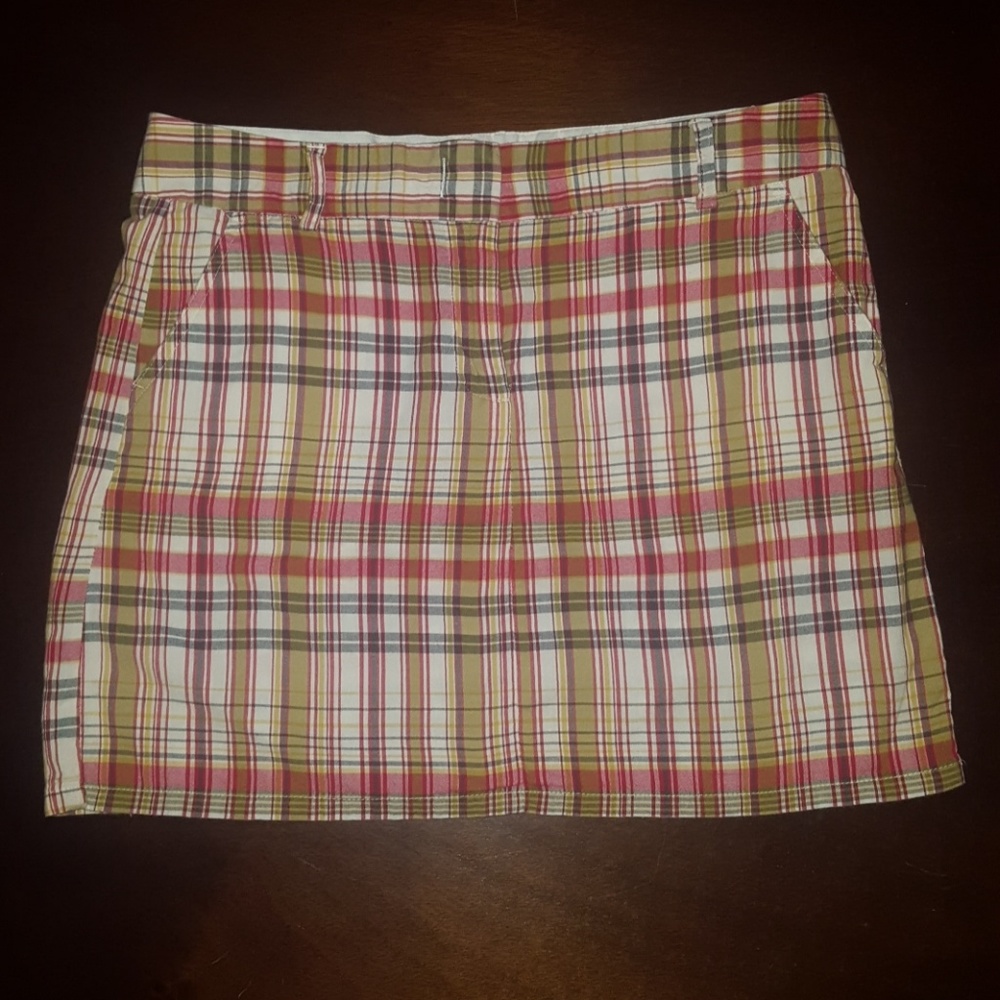 🌺 J. Crew plaid skirt
